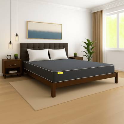 RELAX FRESH High Resilience Single Layer Foam Mattress 4 inch Queen High Density (HD) Foam Mattress