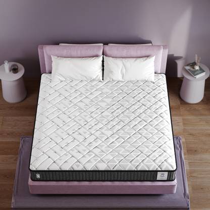 SPRINGWEL Dualis Dual Comfort Reversible Medium Soft Mattress With Bamboo Charcoal Fabric 6 inch Single High Density (HD) Foam Mattress