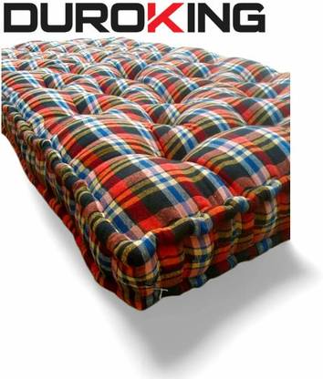 DUROKING HEAVY BORDER 5 inch Double Cotton Mattress  (L x W: 72 inch x 48 inch)
