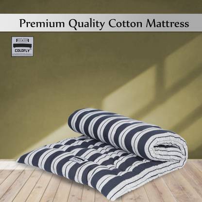 COLOFLY Soft Cotton Easy Foldable Light Weight 4 inch Single Cotton Mattress