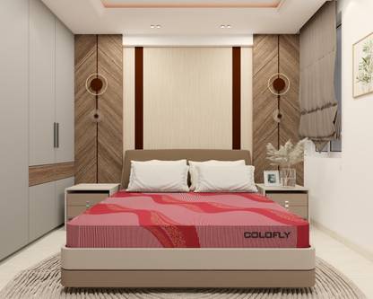 COLOFLY HR Mattress DreamFlex HR: Ultimate support with adaptive comfort|1 Year Warranty 4 inch Single High Resilience (HR) Foam Mattress