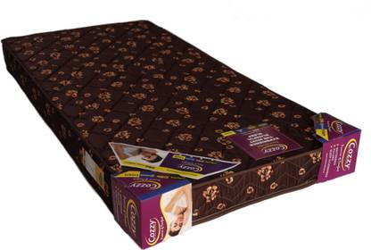 Cozzy Mattress New Double 4 inch (78x48) 4 inch Double High Resilience (HR) Foam Mattress