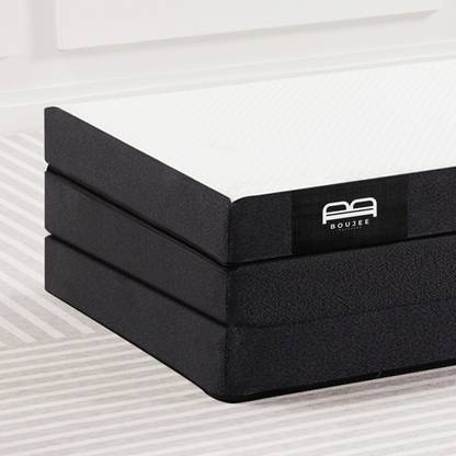 Boujee Balancee Tri-Fold Mattress, Medium Firm, Portable, Ideal for Travel, Picnics & Dorms 3 inch Single Memory Foam Mattress