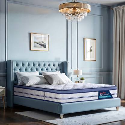 duroflex Strength Plus Duropedic with Doctor Recommended, 5 Zone Dual Density Orthopedic 6 + 2 inch Single Coir Mattress
