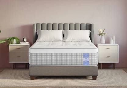 Loom & Needles Gravity Hybrid Euro Top 5 Zoned Zero Partner Disturbance & 7 Layered Foam 6 inch Single Pocket Spring Mattress