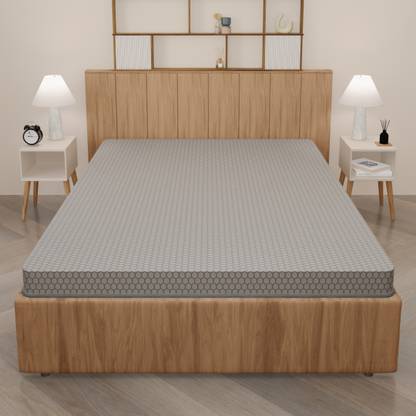 SleepyHug Spinex Plus 3 inch Single High Resilience (HR) Foam Mattress