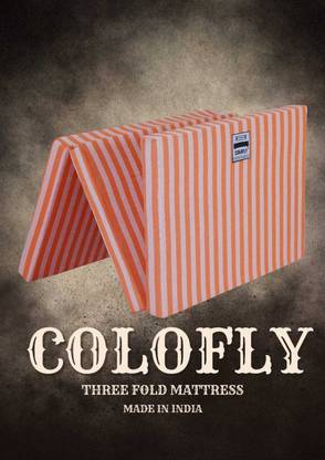COLOFLY Three Fold Ep Mattress 2.5 inch Single EPE Foam Mattress