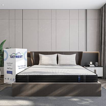 GetRest Adapt Memory Foam Mattress Biocrystal Stress Relief, 4D Sleep Tech 8 inch Double Memory Foam Mattress