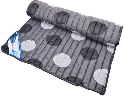 OMESAR INDIA by OMESAR INDIA Foldable, Light Weight Slim Mattress Soft Medium Foam 1 inch Double PU Foam Mattress