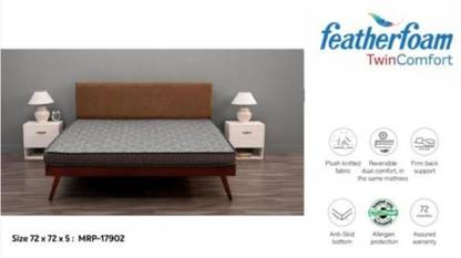 Sleepwell Twin_Comfort_72_35_5 5 inch Single Bonded Foam Mattress