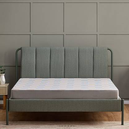 KURLON Dual Reversible Mattress, Soft & Firm Support 4 inch Single High Resilience (HR) Foam Mattress