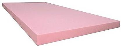HIMAJI Sofa PU Foam Sheet for Study, Revolving Chair Seat ,Meditation (90 mm) 0.9 inch Single EPE Foam Mattress