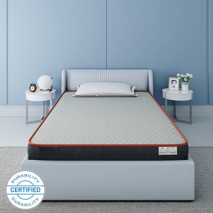 Flipkart Perfect Homes Dual Comfort Hard & Soft 4 inch Single High Resilience (HR) Foam Mattress