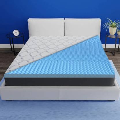 Livpure Smart Mattress Topper, Grid | Memory | 3 Pressure Zones 2 inch Single Memory Foam Mattress