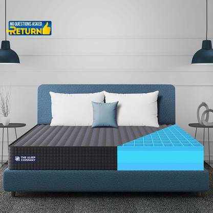The Sleep Company SmartGRID Orthopedic Pro Scientifically Proven 5 Zone Orthopedic Support 10 inch Single High Density (HD) Foam Mattress