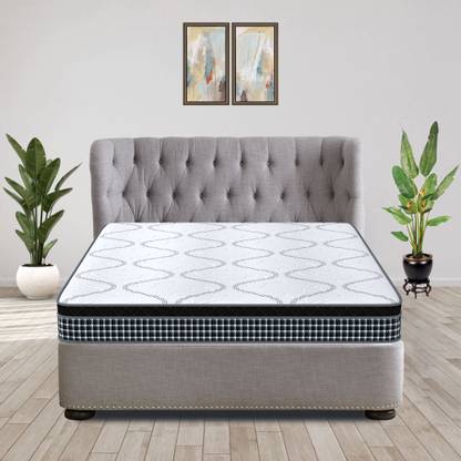 COIRFIT RELAX Pillow Top With ISPT Technology 8 inch King Hybrid Memory Foam and Pocket Spring Mattress