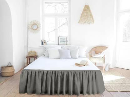 Linenweaves Fitted Double Size Bed Skirt