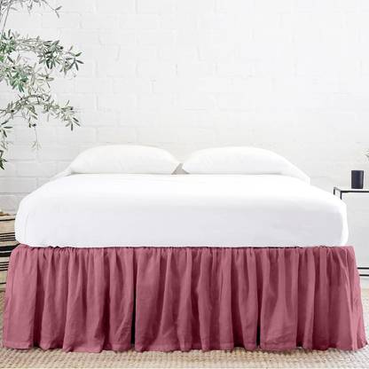 Home Blendz Fitted Double Size Bed Skirt