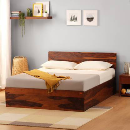 Sleepyhead Bed GS Solid Wood Queen Box Bed, 203 cm x 159 cm (6.66 ft x 5.22 ft)