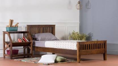 Devsignature solid Wood Bed/Cot/Palaung For Bed Room/Home/Hotel Solid Wood Single Bed