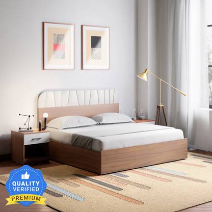 Godrej Interio Grove V2 Engineered Wood Queen Drawer, Box Bed