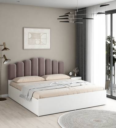 mayur Castle Engineered Wood King Box Bed