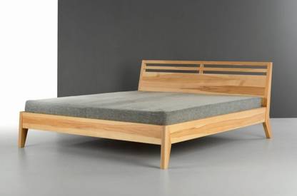 Livince Teak Wood Bed Solid Wood Queen Bed