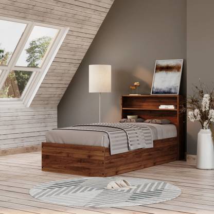 Wakefit Leo Engineered Wood Single Box Bed, 217 cm x 99.6 cm (7.12 ft x 3.27 ft)