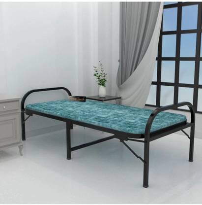 Metrobed Cushion folding bed Metal Single Bed, 40 cm x 60 cm (1.31 ft x 1.97 ft)