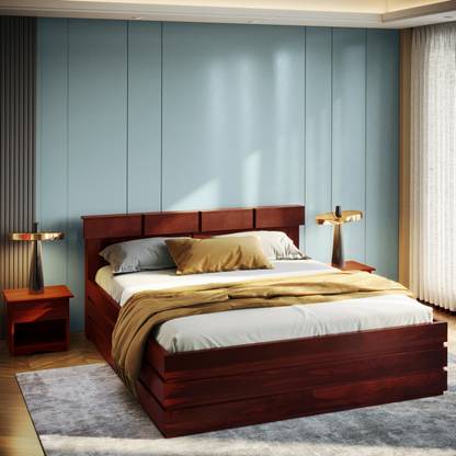 Godrej Interio Grande Advance Solid Wood King Hydraulic Bed
