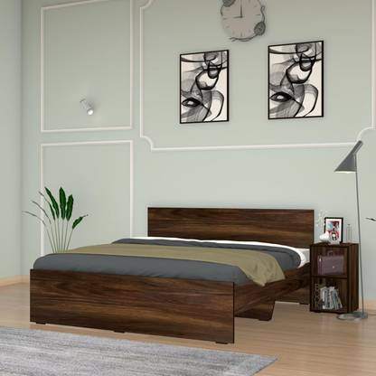 The MM Furniture Store Tracker Bed Engineered Wood Queen Bed