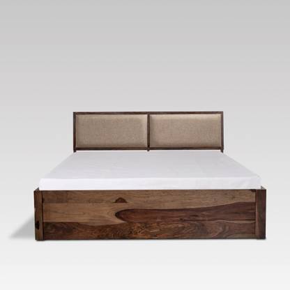 Zior Vesta Solid Wood King Bed, 120 cm x 200 cm (3.94 ft x 6.56 ft)