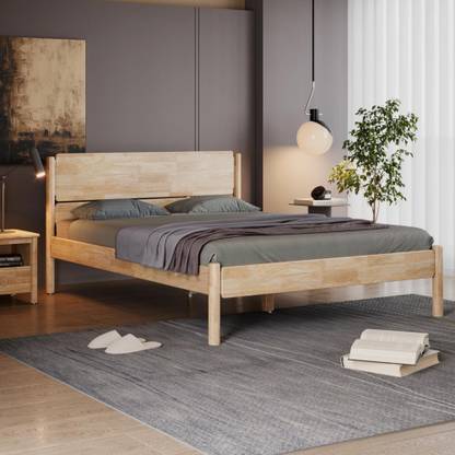 Wakefit Mrudul Solid Wood Queen Bed