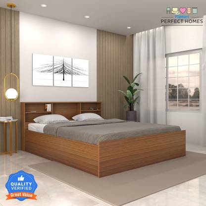 Flipkart Perfect Homes Opus Engineered Wood Queen Box Bed