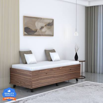 CARLTON LONDON Engineered Wood Single Box Bed