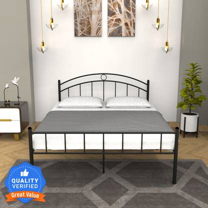 Flipkart Perfect Homes Studio London Metal King Bed
