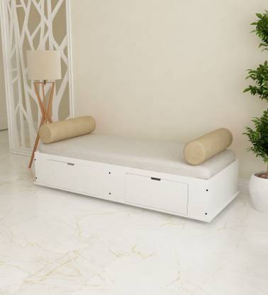 SIVOM Cyprus Multipurpose Diwan/Single Bed with Storage Engineered Wood Single Box Bed
