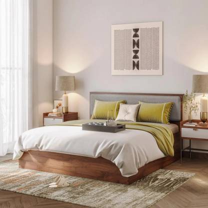 Wakefit TAURUS Engineered Wood King Box Bed