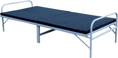PS PARVESH SMART Fix mattress folding 1.5 inch Metal Single Bed