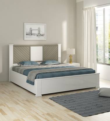 SPACEWOOD Engineered Wood King Hydraulic Bed