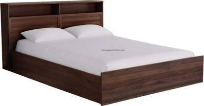 CASPIAN Engineered Wood Double Box Bed
