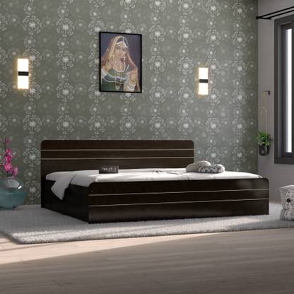 NEUDOT Valancia Queen Engineered Wood Queen Box Bed