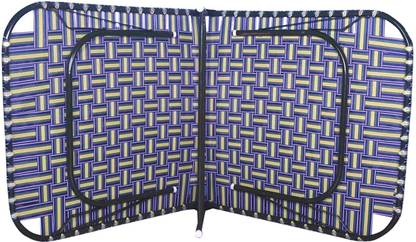 KANEKARTS Folding Bed Foldable Cot Guest Niwar Bed Metal Single Bed