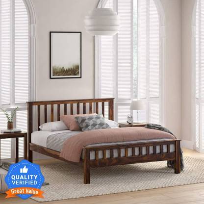 Flipkart Perfect Homes Solid Wood King Bed