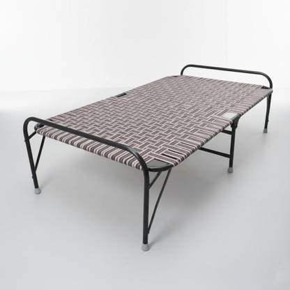 MA STUFF Iron Folding Bed High Quality Material for Adults & Kids Metal Single Bed