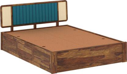 Vintage Home Boho Bliss Sheesham ( Rosewood ) Jodhpur Furniture Solid Wood Queen Box Bed
