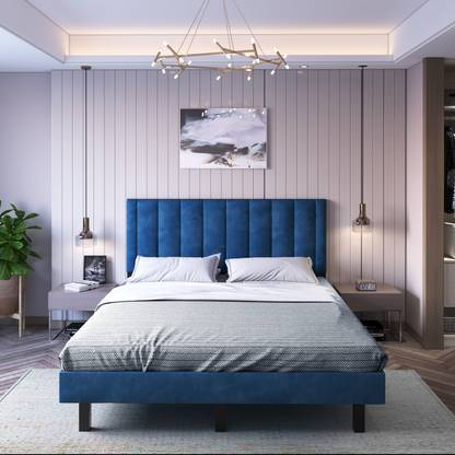 Flipkart Perfect Homes Classic Engineered Wood Queen Bed
