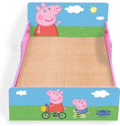 Yipi Peppa Pig Smart Base Bed Engineered Wood Single Bed