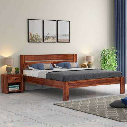 Flipkart Perfect Homes Sheesham Solid Wood King Bed