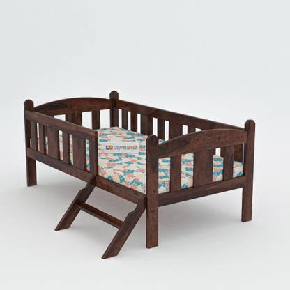 Custom Decor Sheesham Wood Kids Solid Wood Single Bed